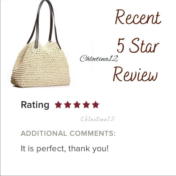 New Straw Beach Bag Tote - Picture 7 of 8